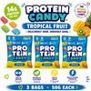 Image 1 : 3 PROTEIN CANDY TROPICAL FRUIT 14G PROTEIN BB11/26