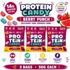 Image 1 : 3 PROTEIN CANDY BERRY PUNCH 14G PROTEIN 50G 11/26