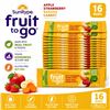 Image 1 : 16 SUNRYPE FRUIT TO GO STRAWBERRY BANANA CARROT