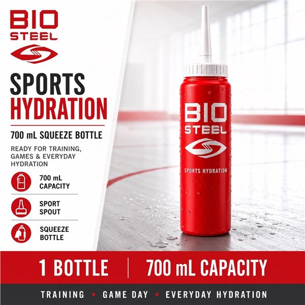 NEW BIOSTEEL SPORTS HYDRATION BOTTLE