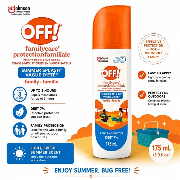 OFF FAMILYCARE SUMMER SPLASH 175ML