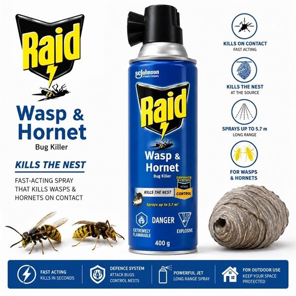RAID WASP & HORNET KILLER 400G
