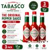 Image 1 : 3 TABASCO ORIGINAL PEPPER SAUCE 57ML BB 12/29