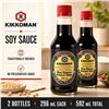 Image 1 : 2 KIKKOMAN SOY SAUCE 296ML
