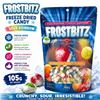 Image 1 : FROSTBITZ FREEZE DRIED SOUR RAINBOW CANDY 105G