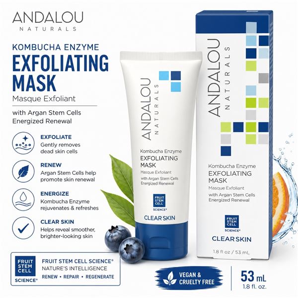 ANDALOU KOMBUCHA EXFOLIATING MASK 53ML