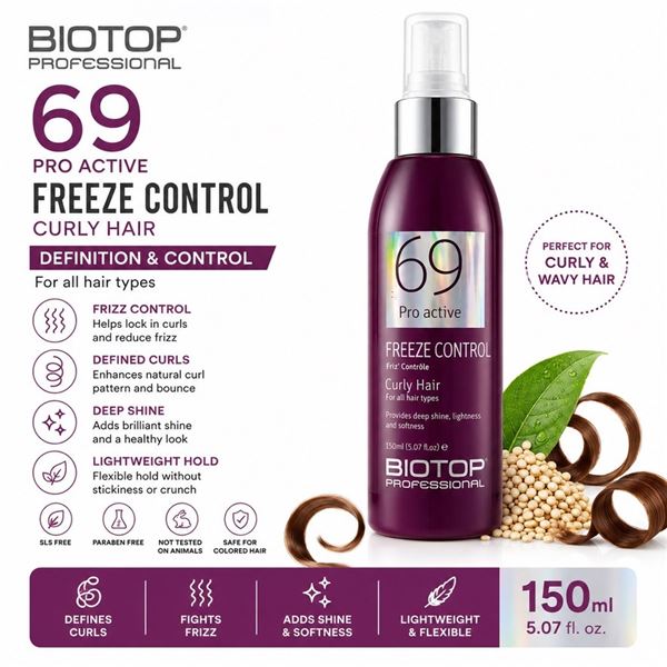 BIOTOP 69 FREEZE CONTROL CURLY HAIR 150ML