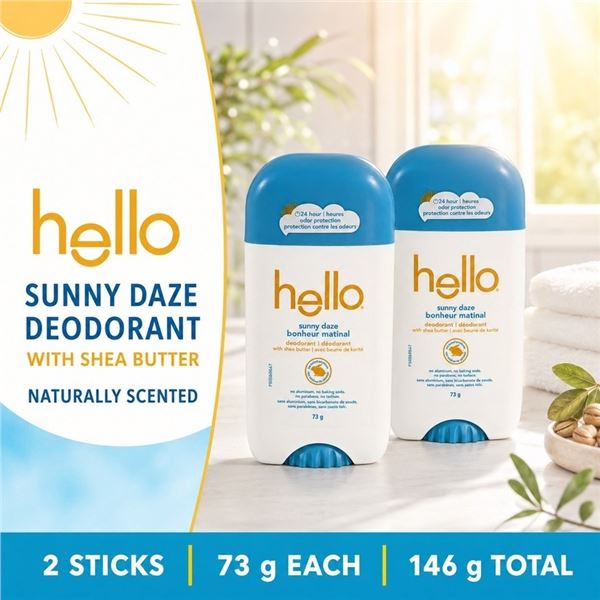 2 HELLO SUNNY DAZE DEODORANT 73G