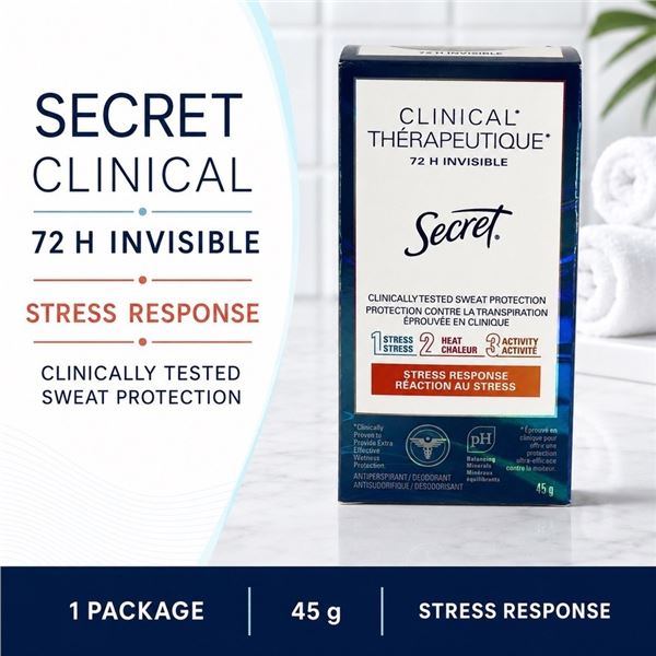 SECRET CLINICAL STRESS RESPONSE 72 H INVISIBLE