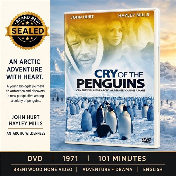 NEW DVD "CRY OF THE PENGUINS" 1971
