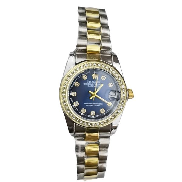 NEW REPLICA ROLEX "DATE-JUST" WOMEN'S QUARTZ WATCH