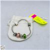 Image 1 : RETIRED 5 CHARM PANDORA CHARM BRACELET 925 SILVER