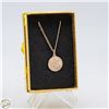 Image 1 : VINTAGE GOLD TONE I LOVE YOU NECKLACE