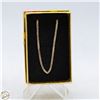 Image 1 : 10K GOLD CHAIN NECKLACE 22" LONG 4.52GRAMS