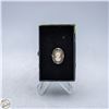 Image 1 : VINTAGE GOLD-TONE CAMEO RING WITH ORNATE BAND