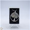 Image 1 : LABRADORITE WRAPPED TREE OF LIFE PENDANT