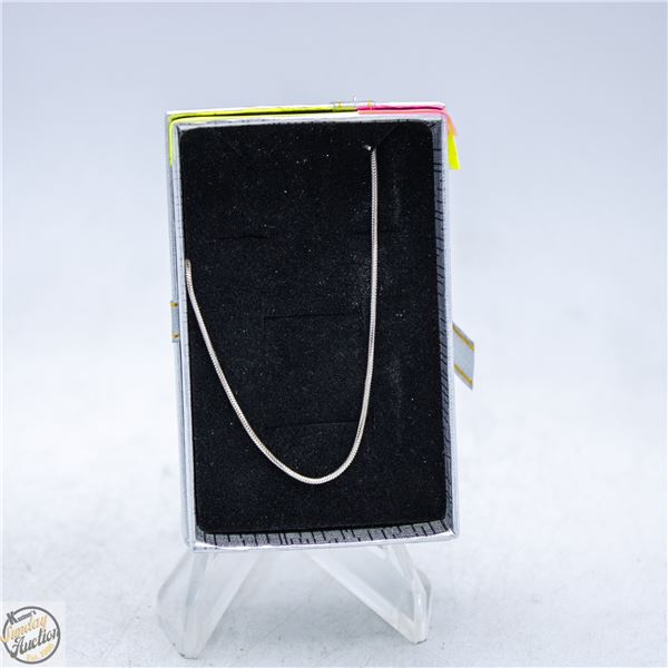 925 ITALY STERLING SILVER CHAIN NECKLACE 22" LONG