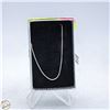 Image 1 : 925 ITALY STERLING SILVER CHAIN NECKLACE 22" LONG