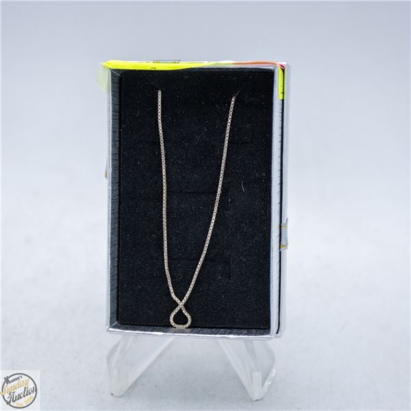 925 SILVER ITALY CHAIN NECKLACE 2.49G 24" LONG