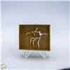 Image 1 : VINTAGE MODERNIST DANCER 2 TONE BROOCH