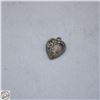 Image 1 : VINTAGE STERLING SILVERHEART SHAPE HOLLOW PENDENT