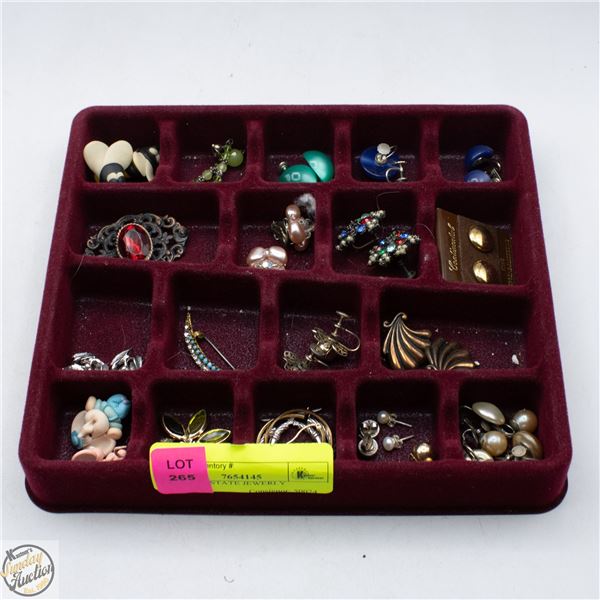 TRAY OF ESTATE JEWERLY