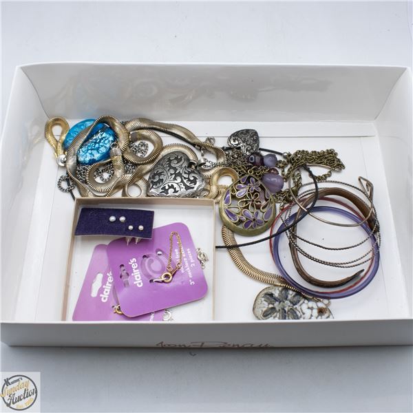TRAY OF ESTATE JEWERLY