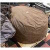 Image 1 : LOUNGE & CO. FAUX SUEDE JUMBO LOUNGER - BROWN