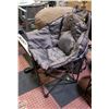 Image 1 : MAC SPORTS PADDED CLUB FOLDING CHAIR - BROWN