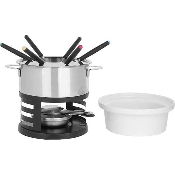 NEW TRUDEAU MAISON 3 IN 1 FONDUE SET - 11 PIECES