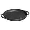 Image 1 : NEW STAUB ENAMELED CAST IRON GRILL PAN - 11.8"
