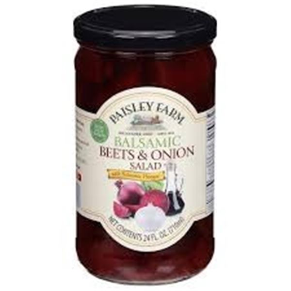 NEW 2 PACK OF PAISLEY FARM BEETS & ONION SALAD