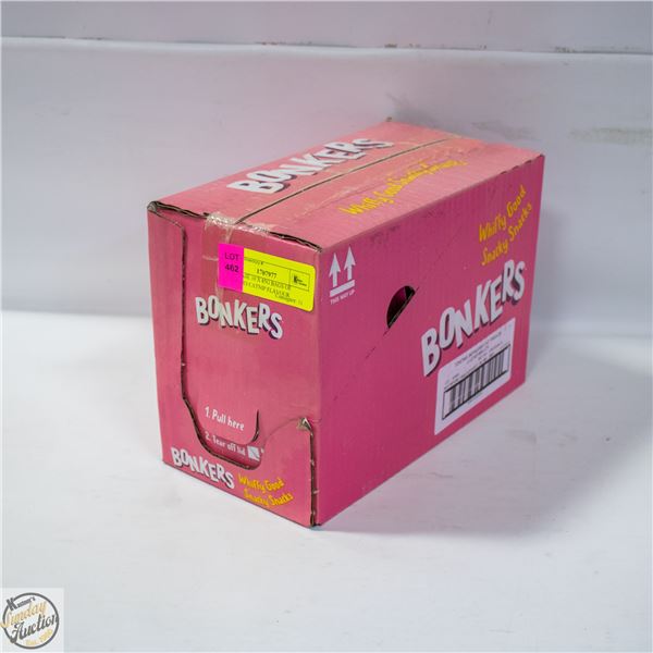 NEW CASE 10 X 85G BAGS OF BONKERS CATNIP FLAVOUR