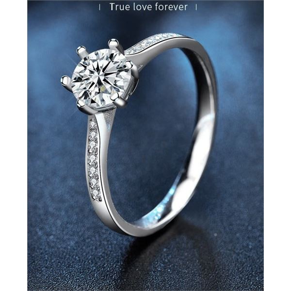 1 CT GRA CERTIFIED ROUND BRILLIANT MOISSANITE