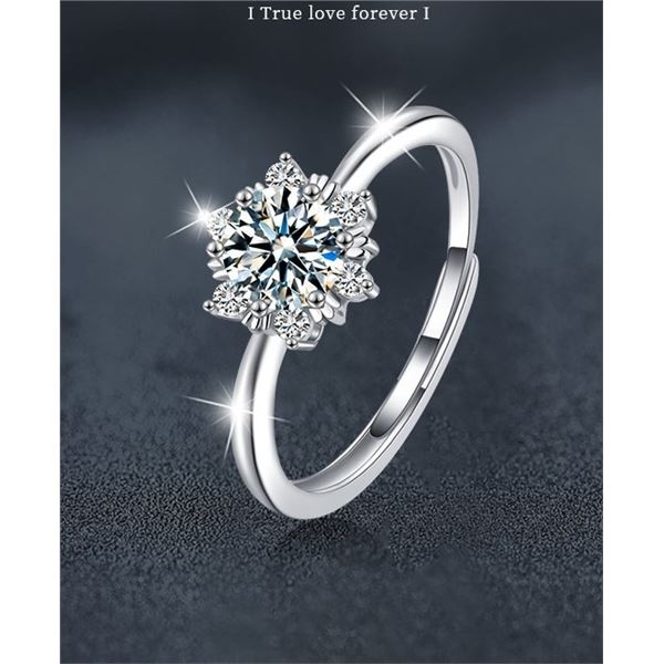 GRA CERTIFIED ROUND BRILLIANT MOISSANITE 925S