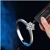 Image 2 : 1 CT CERTIFIED SZ 8 ROUND BRILLIANT MOISSANITE 925S