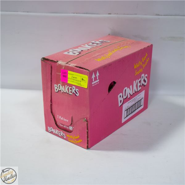 NEW CASE 10 X 85G BAGS OF BONKERS CATNIP FLAVOUR