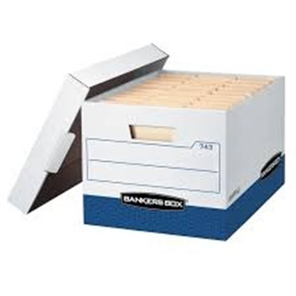 NEW FELLOWES BANKERS BOX HEAVY DUTY STORAGE BOXES