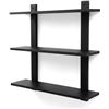 Image 1 : BRAND NEW PHONANCEE FLOATING SHELVES 3 TIER BLACK