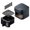 Image 1 : NEW CHEFMAN CRISPINATOR AIR FRYER WITH DIVIDER 7.5