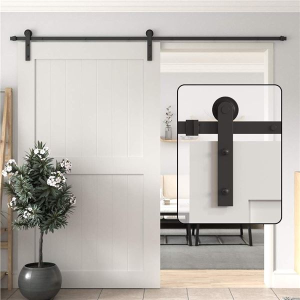 BRAND NEW WINSOON BARN DOOR HARDWARE 8FT SINGLE