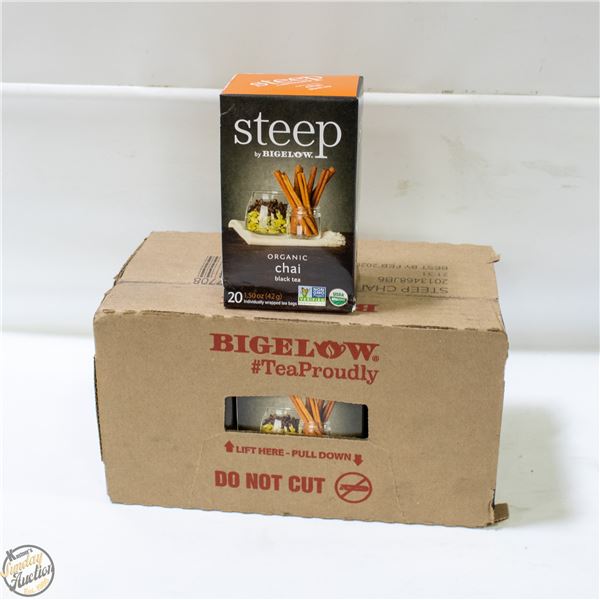 CASE OF 6 BOXES OF BIGELOW ORGANIZATION C THAI