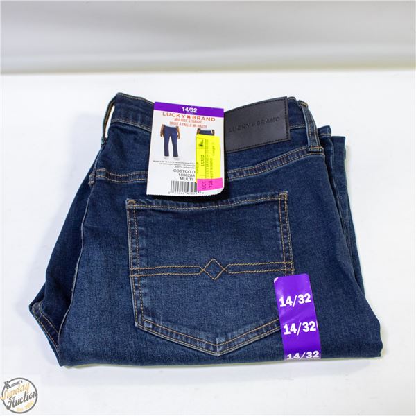 NEW LUCKY BRAND 14 / 32 MID RISE STRAIGHT WOMENS