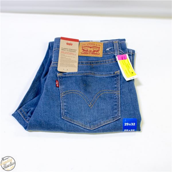 NEW LEVIS CLASSIC STRAIGHT 29 X 32 JEANS