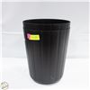 Image 1 : 2 NEW ROUND OPEN TOP TRASH CANS