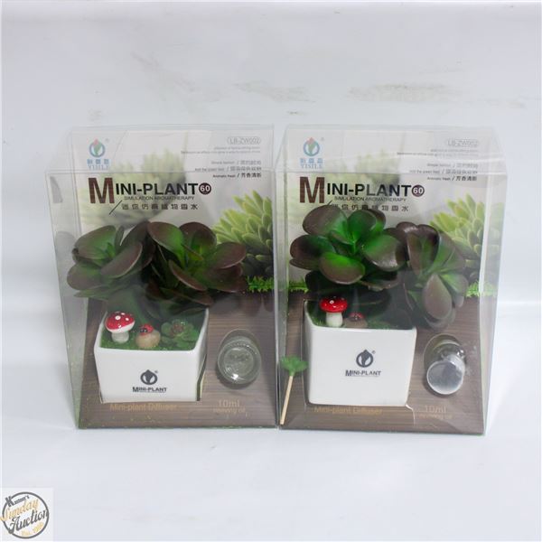 NEW 2 YISLE MINI-PLANT DIFFUSERS