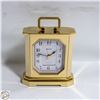 Image 1 : VINTAGE BULOVA BRASS MANTLE