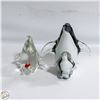 Image 1 : VINTAGE GLASS BLOWN PENGUIN