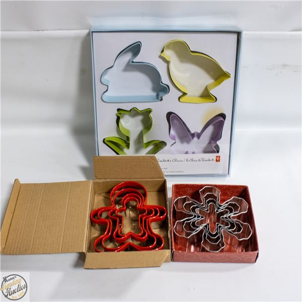 LOT OF VARIOUS NEW COOKIE CUTTERS