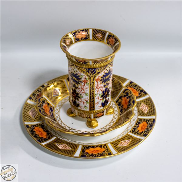 VINTAGE ROYAL CROWN DERBY IMARI TOOTHPICK HOLDER/